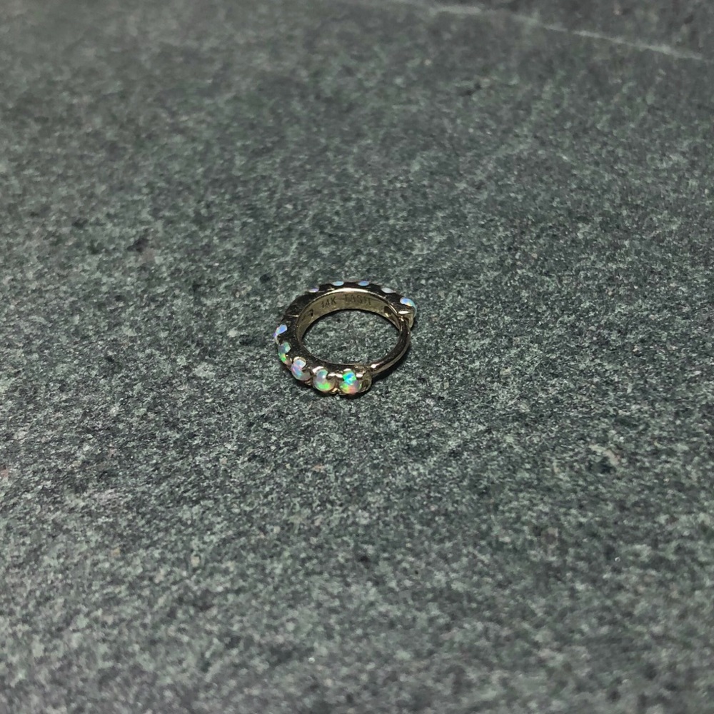 Maria Tash 6.5mm Opal Eternity Clicker